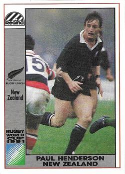 1991 Regina Rugby World Cup #25 Paul Henderson Front